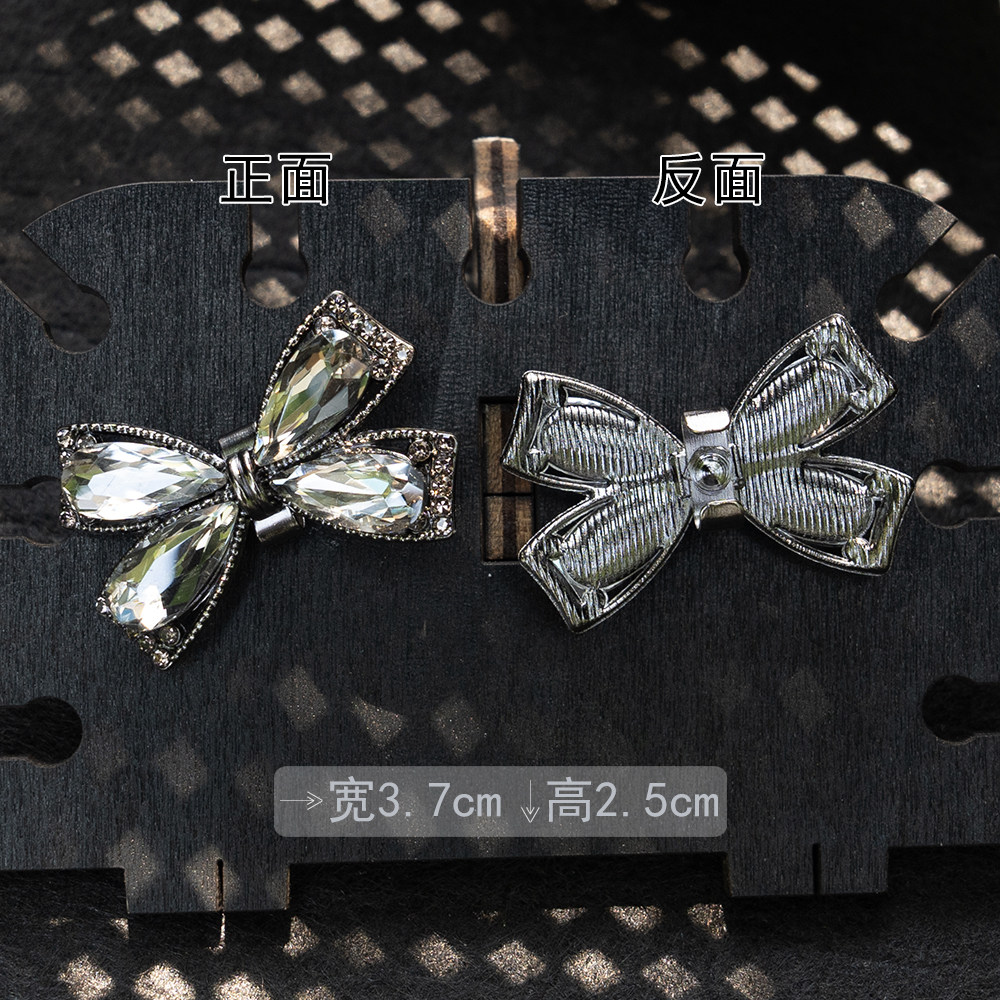 水晶玻璃合金C扣蝴蝶兔子小花钻盘手工diy发饰材料发圈发夹配件,淘宝优惠券,粉丝福利购,淘宝优惠卷