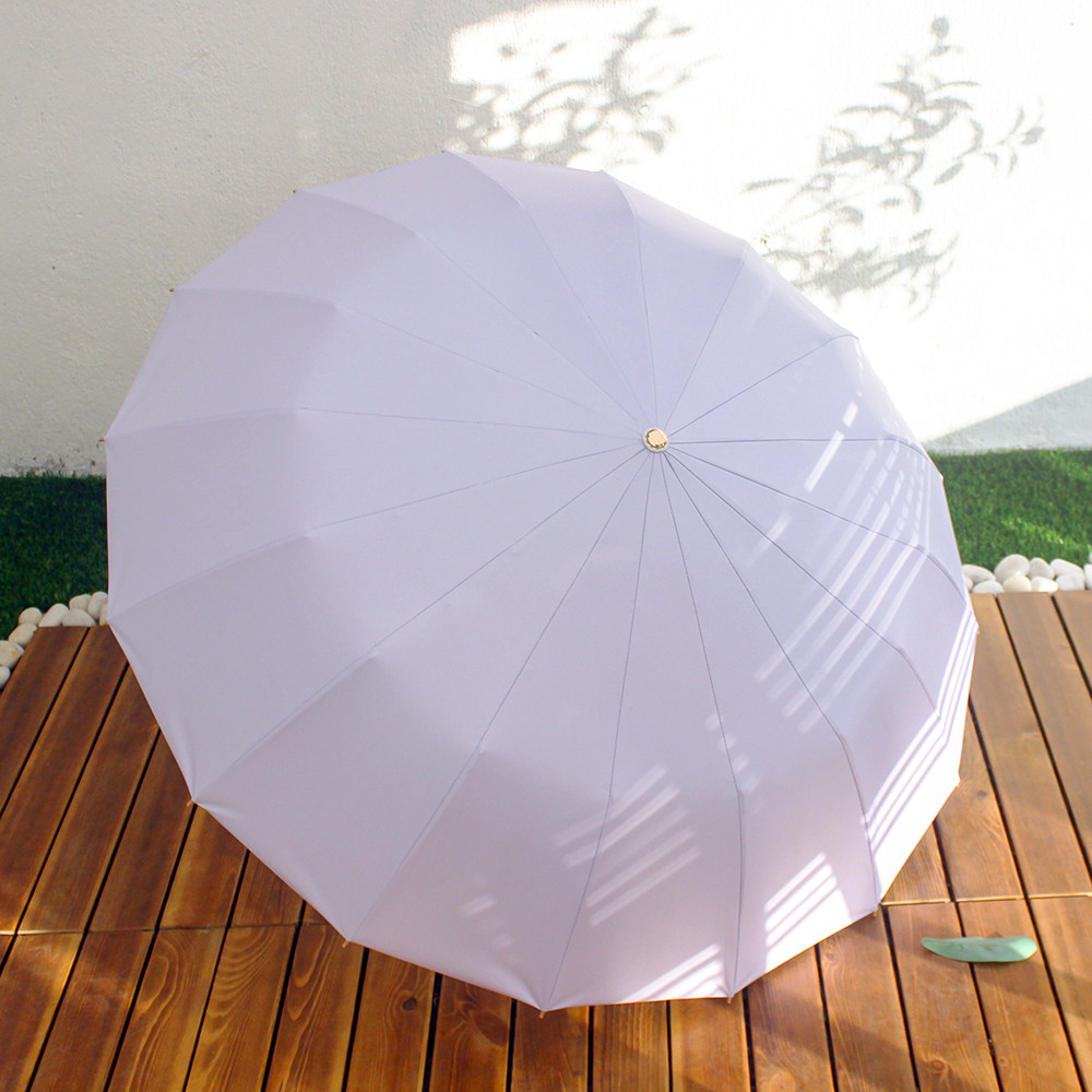 16骨彩胶雨伞大遮阳太阳伞防晒防紫外线女ins折叠晴雨两用upf50+,淘宝优惠券,粉丝福利购,淘宝优惠卷