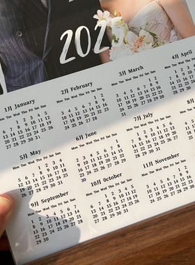 时几初2026新年台历相框摆台