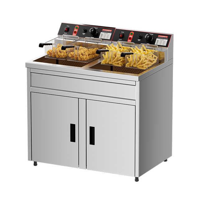 Xinwei Kitchen Vertical Large Capacity Constant Temperature Double Cylinder Fryer