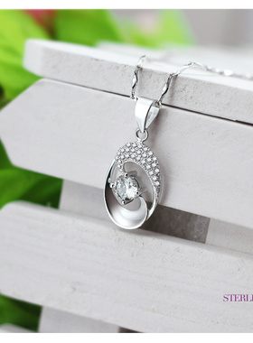 韩版时尚风送女朋友礼物银饰吊坠