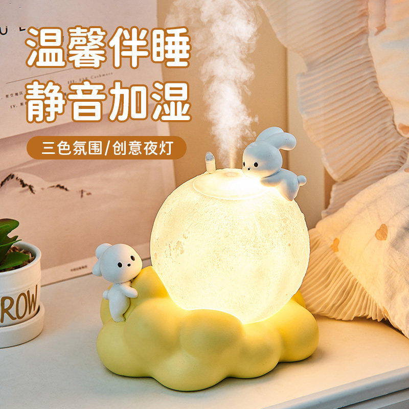 生日礼物女生七夕情人节送女友朋友给闺蜜实用的小众高级感加湿器