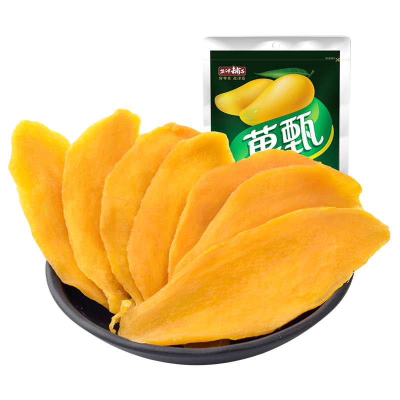 盐津铺子芒果干200g 九居食品芒果干