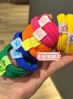 发量头绳多选发圈加粗无接缝新款可爱马尾发绳发扎高弹力皮套时尚