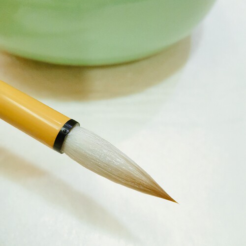 千枝秀笔庄 行云 狼毫羊豪兼豪欧楷赵体楷书小行草书中楷毛笔包邮 - 图1