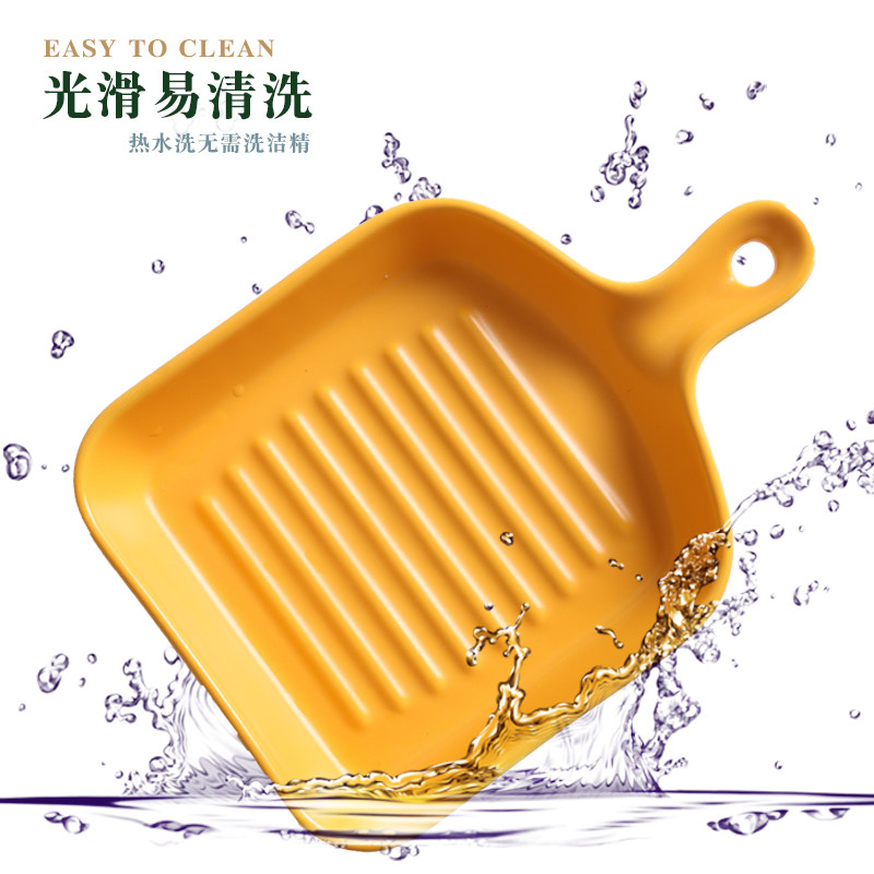 ins风陶瓷烤盘子创意带手柄烤箱烘焙焗饭烤盘家用网红菜盘餐盘子,淘宝优惠券,粉丝福利购,淘宝优惠卷