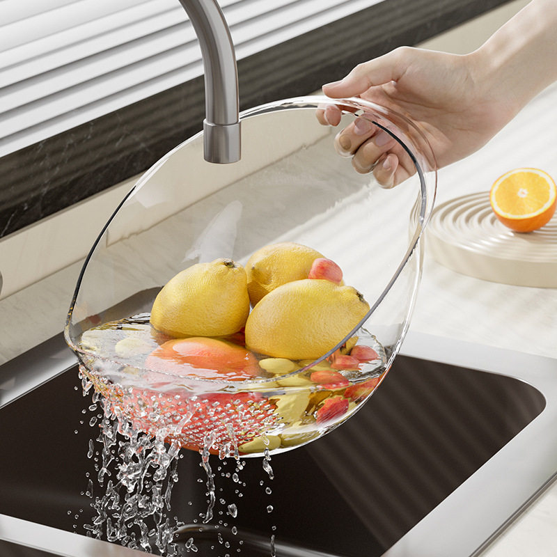 大容量淘米沥水篮厨房新款淘米神器客厅茶几水果盘家用菜篮洗菜盆,淘宝优惠券,粉丝福利购,淘宝优惠卷