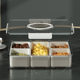 Dried fruit plate for home living room coffee table snack storage box