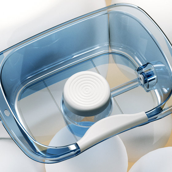 Shampoo basin lying flat for pregnant women and postpartum women shampooing artifact