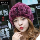 Утепленная модная демисезонная шапка для матери, для среднего возраста