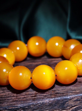 天然牦牛角手串保真老料金丝牛角手链男款佛珠文玩收藏民族风情侣