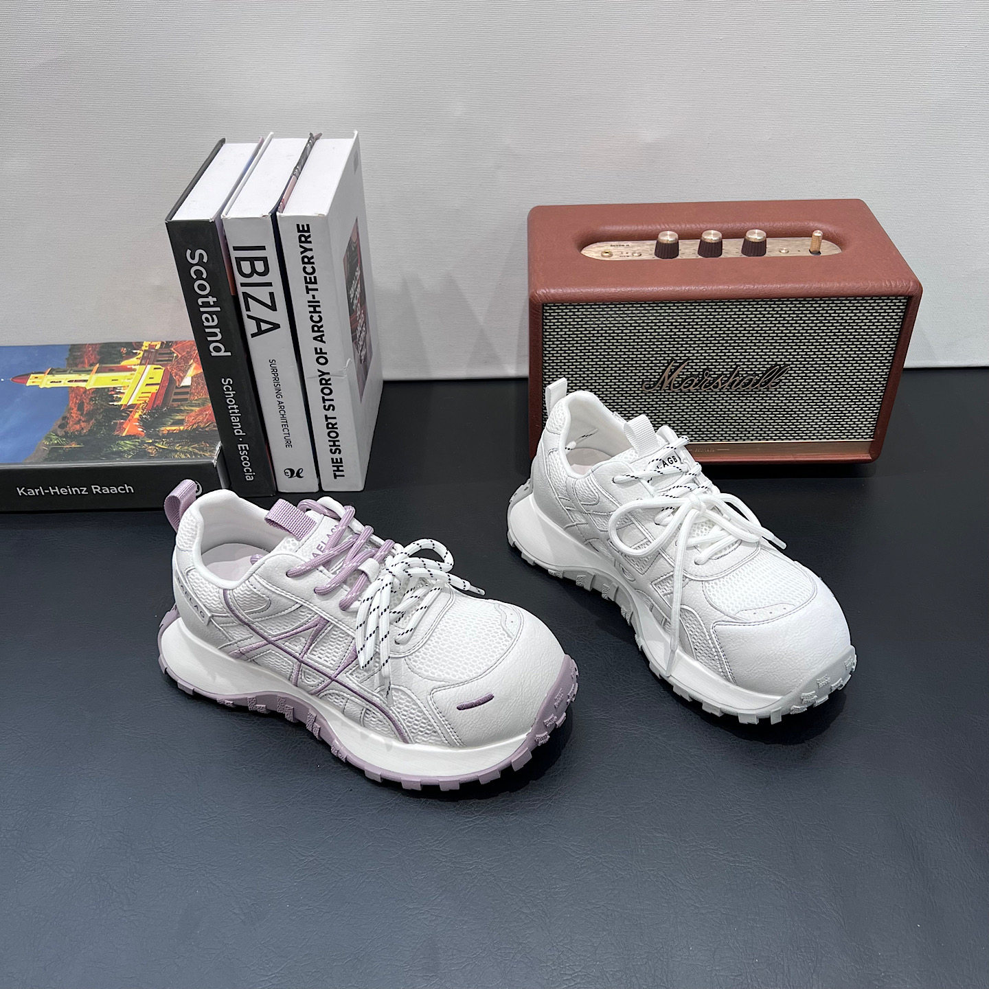 欧货薄款网面透气机车老爹鞋女ins潮2026春夏软底时尚休闲运动鞋