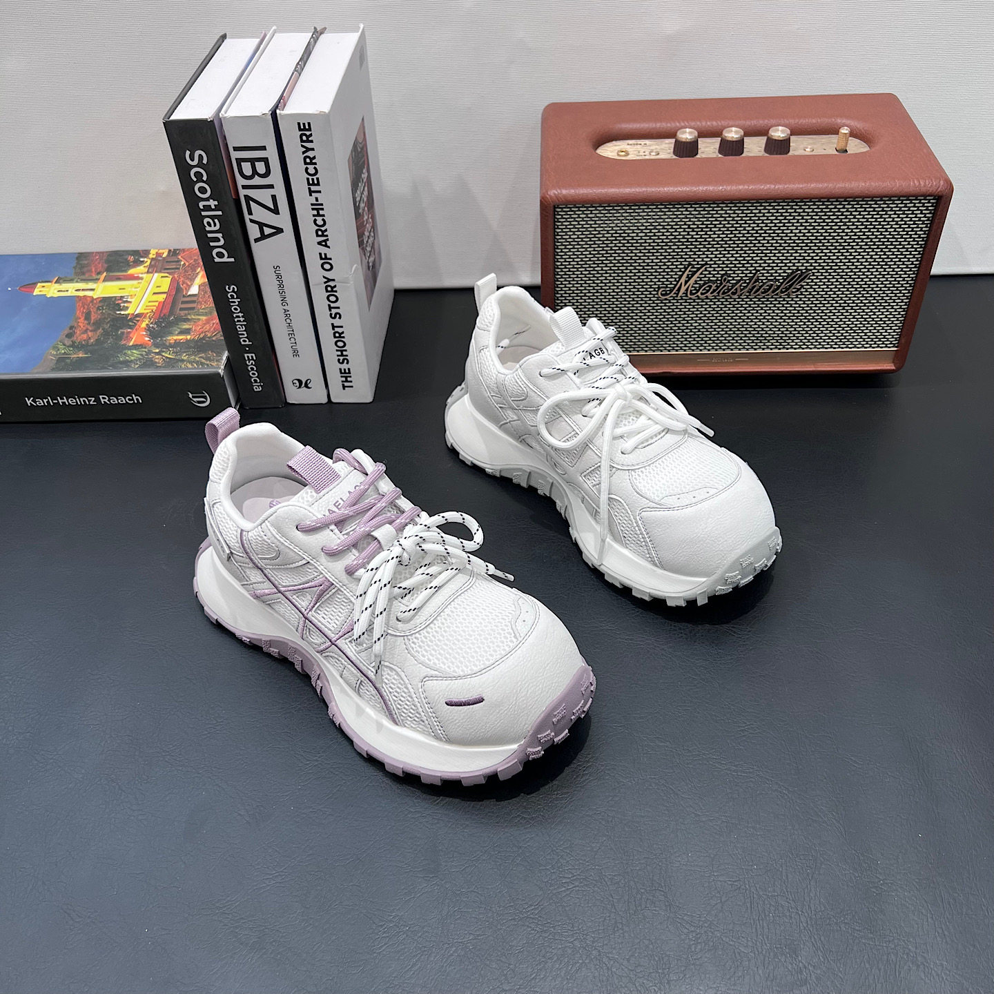 欧货薄款网面透气机车老爹鞋女ins潮2026春夏软底时尚休闲运动鞋