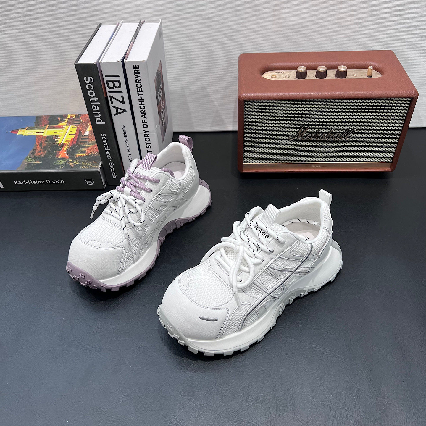 欧货薄款网面透气机车老爹鞋女ins潮2026春夏软底时尚休闲运动鞋