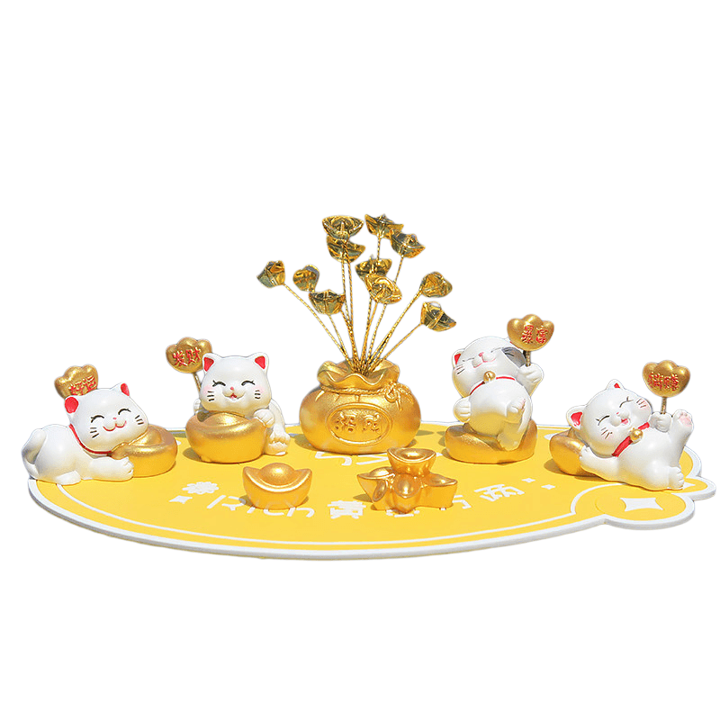 汽车摆件摇摆招财猫中控台车内装饰品车载车上用品高档可爱车饰女,淘宝优惠券,粉丝福利购,淘宝优惠卷