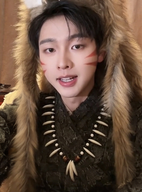 原创长款满编狗牙项链复古毛衣链