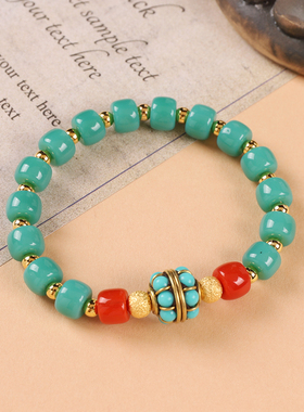 原创藏式民族风手串尼泊尔手链