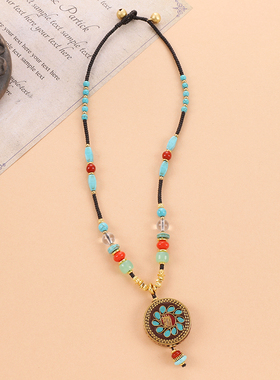 新中式尼泊尔民族风项链