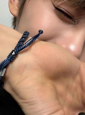 2025新款男团zb1成员金奎彬同款公益手绳小众设计高级感粉丝应援