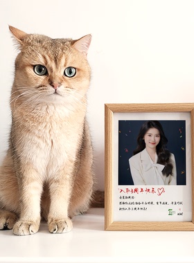 公司送员工团队同事入职周年纪念品相框照片定制生日礼物创意摆件