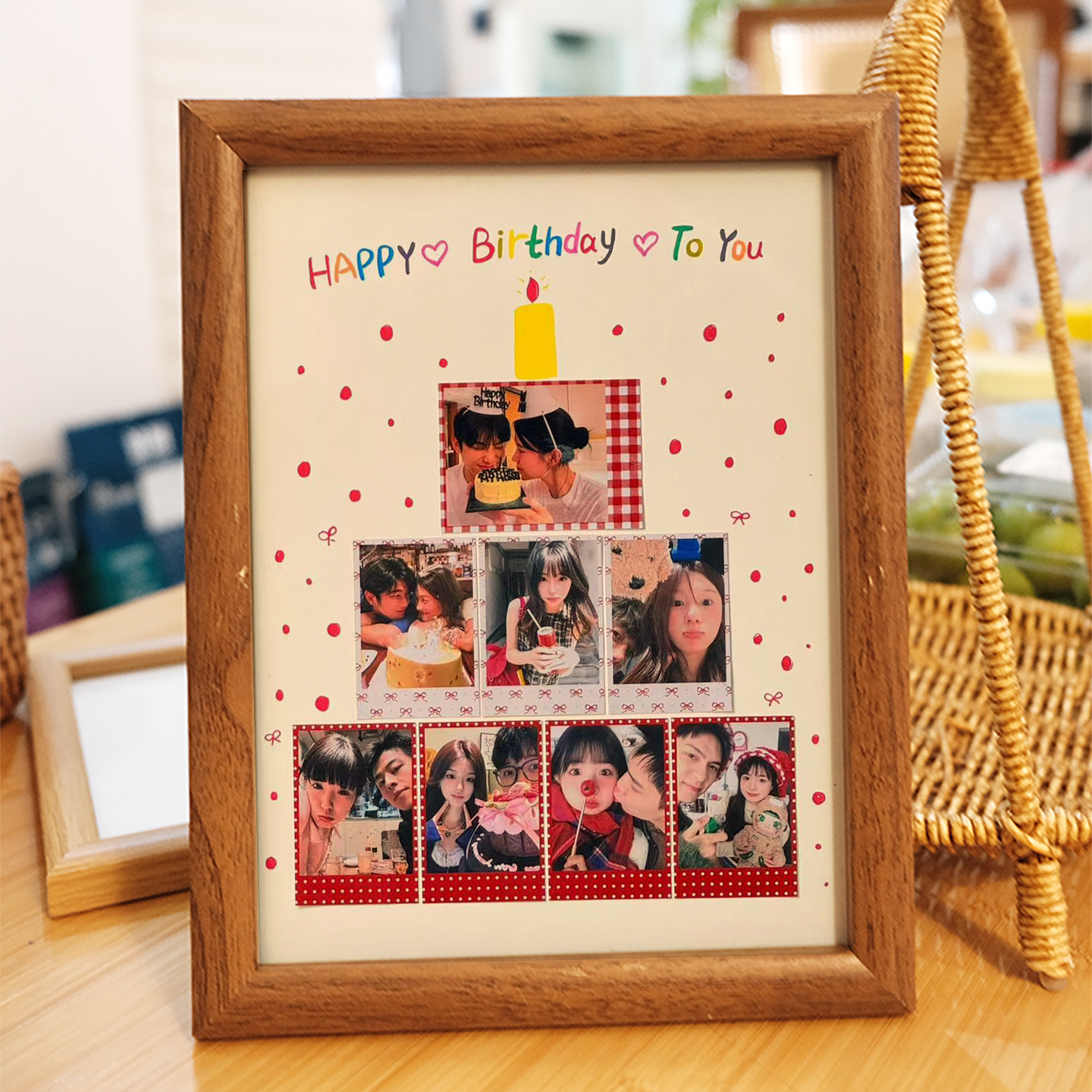 拍立得定制照片涂鸦相框diy生日礼物情侣周年纪念送朋友礼物闺蜜,淘宝优惠券,粉丝福利购,淘宝优惠卷