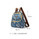 Alphabet printed Oxford backpack