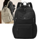 Backpack Women's 2026 New Fashionable and Versatile School Bag Large Capacity Lightweight Minimalist Wear-Resistant Travel Student Backpack