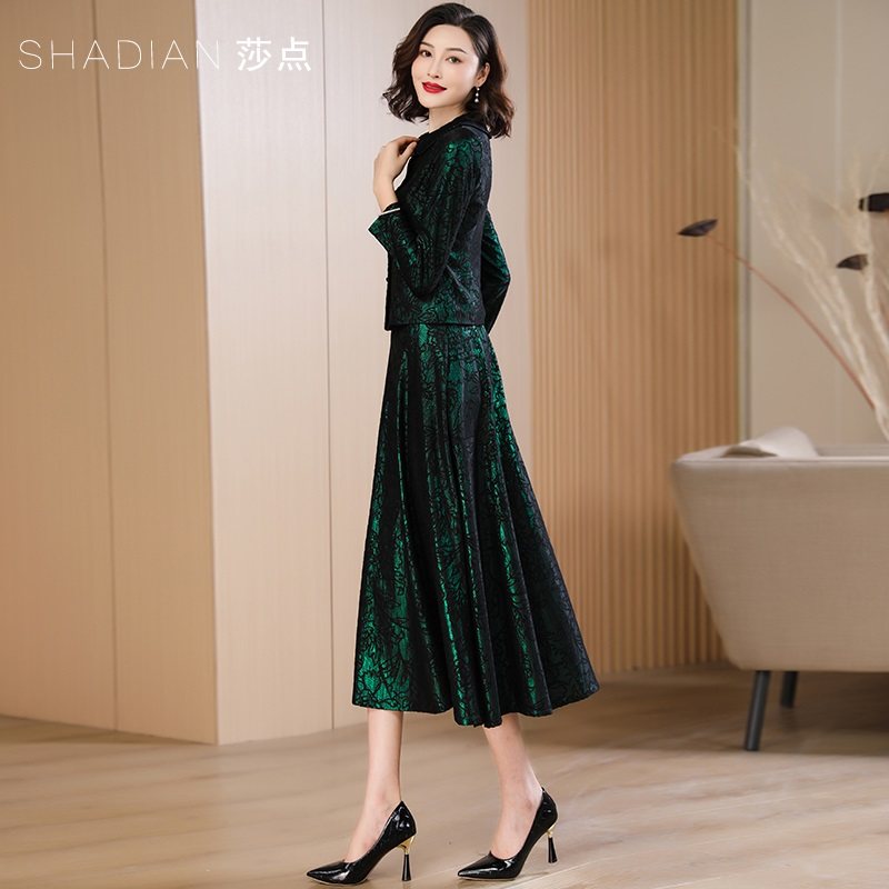 2025春秋新款女小香风套装裙今年流行两件套裙装高级感半身裙长裙,淘宝优惠券,粉丝福利购,淘宝优惠卷