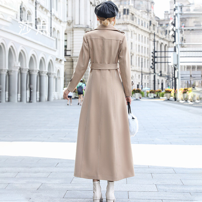 卡其色长款2020新款秋季高端风衣 莎点服饰风衣