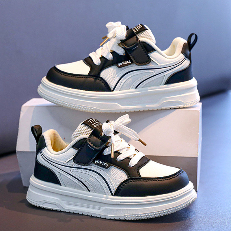 男童鞋子2026新款冬季休闲儿童德训板鞋软底运动小白鞋男孩运动鞋,淘宝优惠券,粉丝福利购,淘宝优惠卷