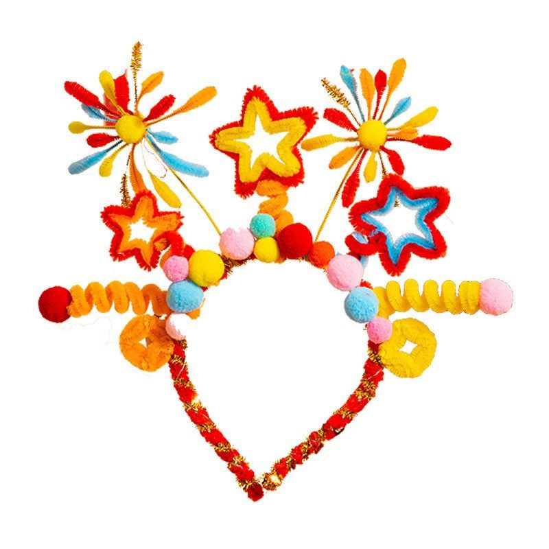 马年小礼物新年发箍拍照道具扭扭棒儿童diy材料包送闺蜜创意礼品,淘宝优惠券,粉丝福利购,淘宝优惠卷