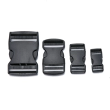 Высококачественная экологичная пластиковая поясная сумка с застежкой, школьный рюкзак, аксессуар для сумки, 4 шт