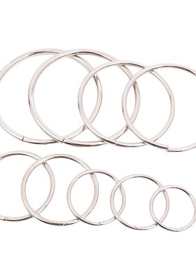 有缝金属O型环圆环扣包包服饰装饰环扣铁圈手工diy连接环配件材料