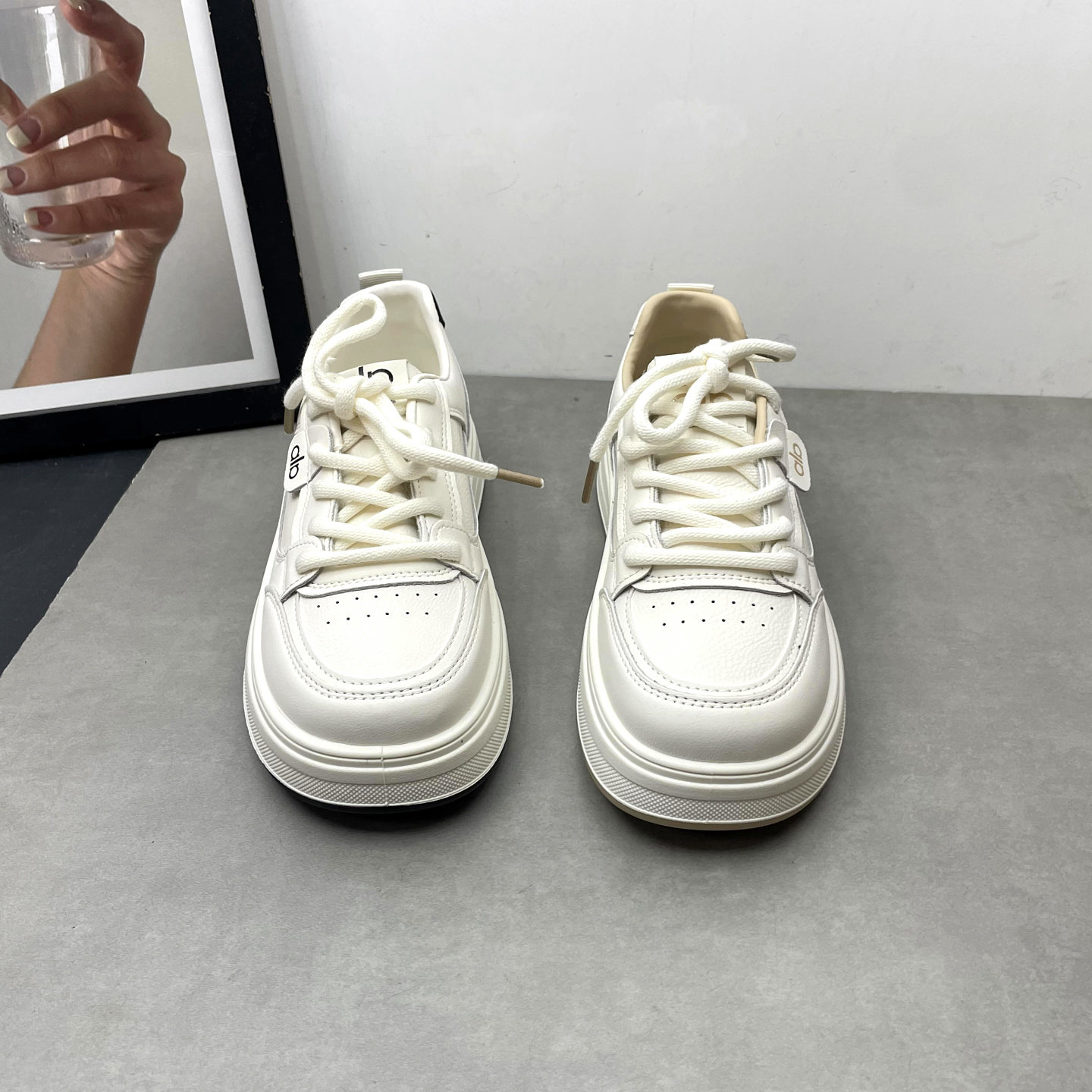 2026春季新款小白鞋平跟厚底防滑轻便学生休闲板鞋深口女士单鞋,淘宝优惠券,粉丝福利购,淘宝优惠卷