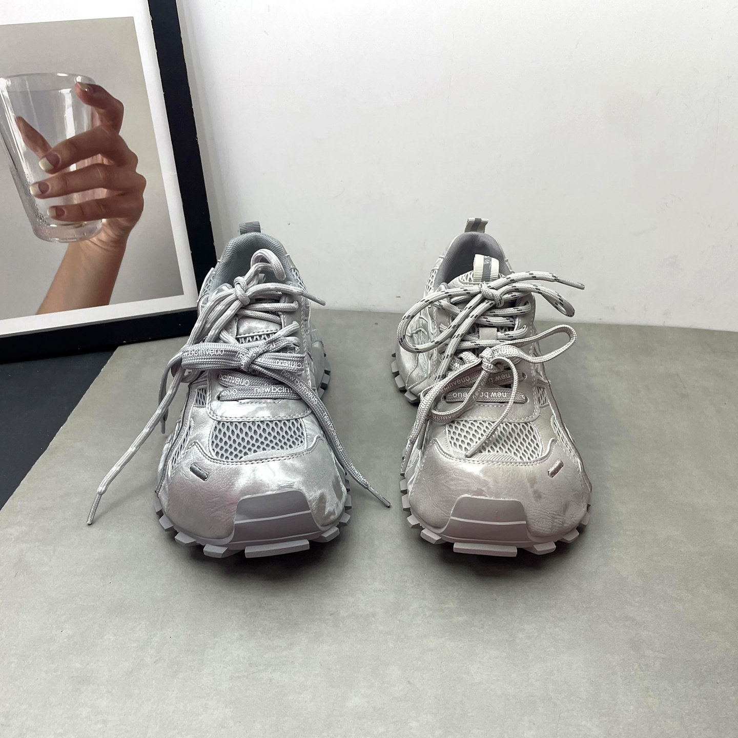 工厂处理2026春季新款松糕厚底深口韩版百搭老爹鞋运动女士单鞋,淘宝优惠券,粉丝福利购,淘宝优惠卷