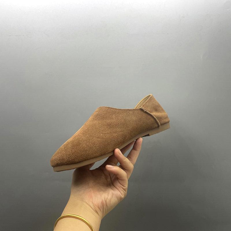 外贸撤柜处理2024秋季新款磨砂皮软底舒适一脚蹬复古勃肯鞋女单鞋,淘宝优惠券,粉丝福利购,淘宝优惠卷