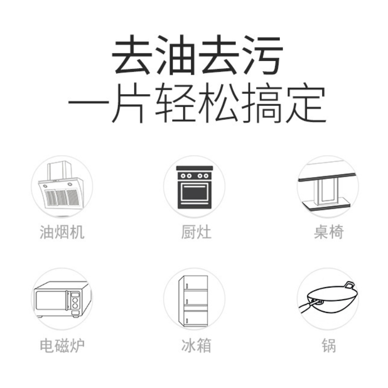 家用强力去油去污一次性纸巾清洁油污抹布80抽专用厨房湿巾厚实装 - 图2