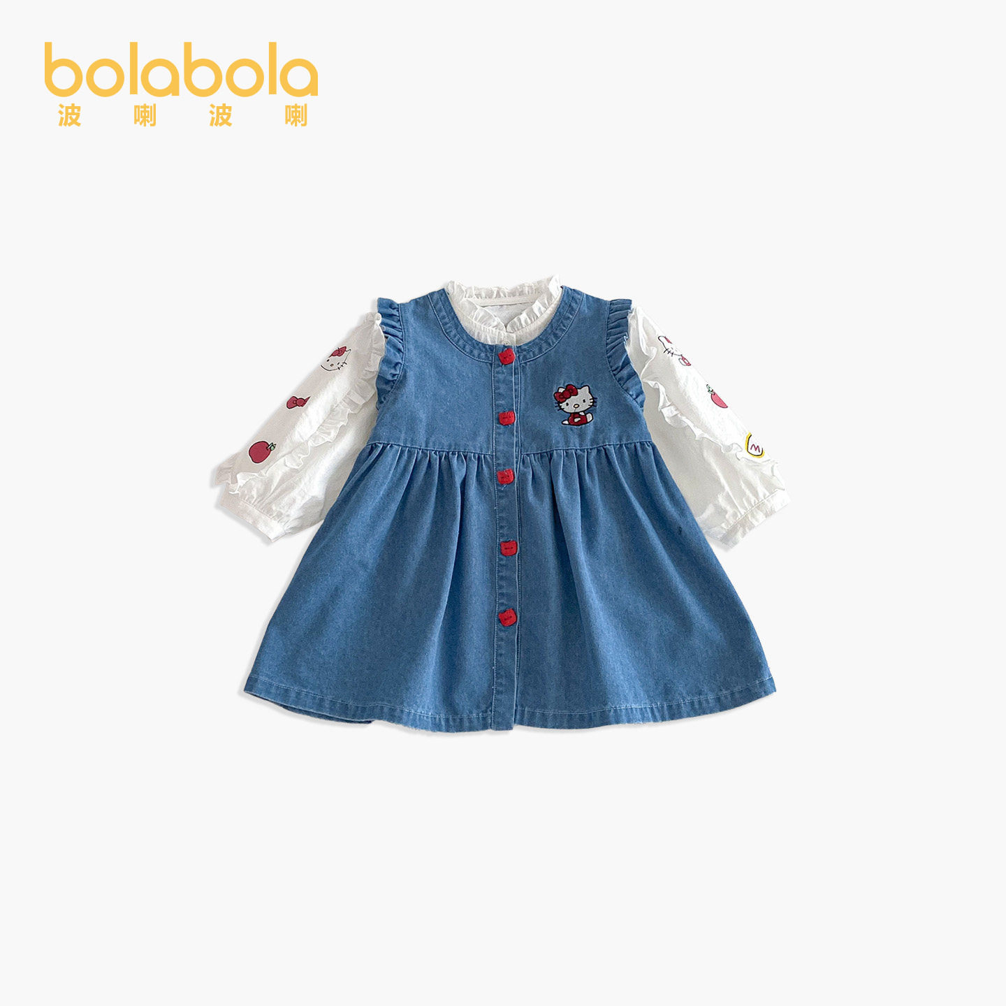 女童格子花苞裙2026新款春季宝宝韩版吊带裙儿童卡通猫咪连衣裙潮,淘宝优惠券,粉丝福利购,淘宝优惠卷