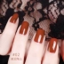 Nail nghệ thuật retro đất sét màu nâu đất sơn móng tay kẹo cao su màu bí ngô bẩn màu cam kéo dài ánh sáng trị liệu màu nhựa khoan móng tay - Sơn móng tay / Móng tay và móng chân Sơn móng tay / Móng tay và móng chân