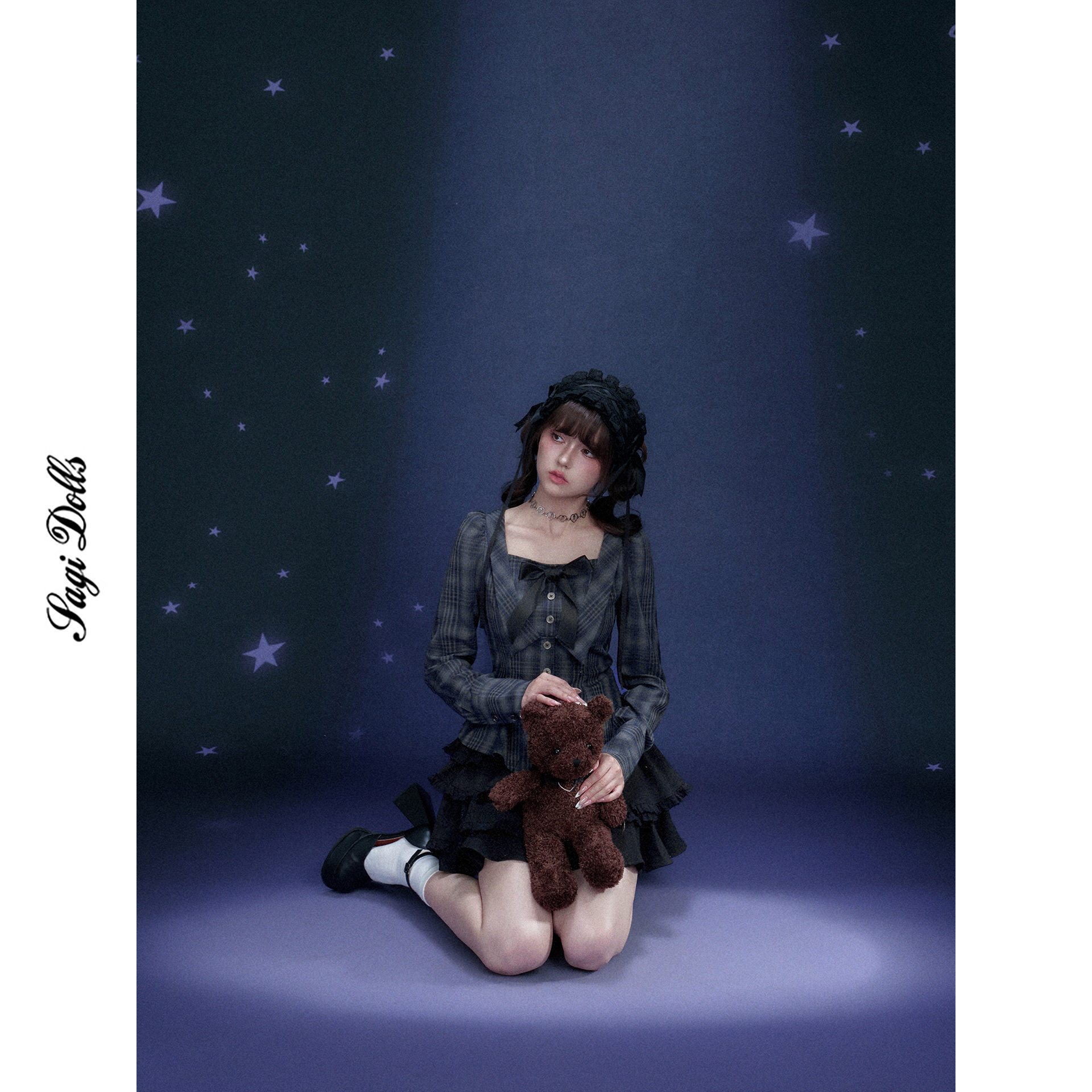 SagiDolls少女斗志 #格林之境#甜美复古宫廷风格纹长袖衬衫设计感,淘宝优惠券,粉丝福利购,淘宝优惠卷