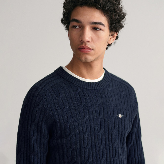 Gantt men's fashionable sweater knitted sweater