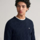 Gantt men's fashionable sweater knitted sweater