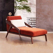 Youth Tide Designer Sofa Recliner North American Black Walnut Wood Noble Princess Bed Tatami Home Living Room Beauty Queens Princess Chair