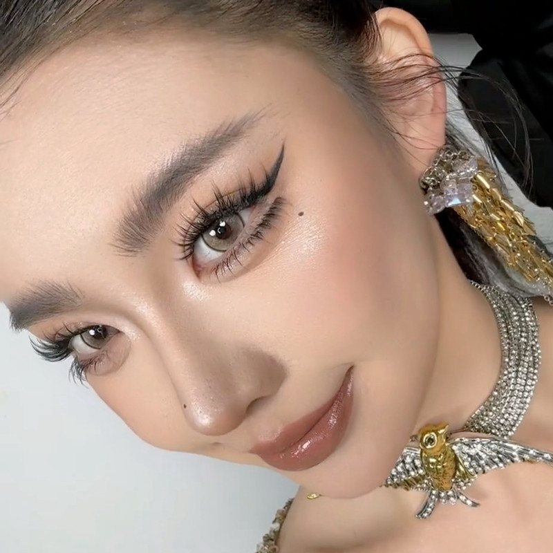 雨卡卡YG15纯欲浓密假睫毛泰妆欧美漫画透明梗眼睫毛恶魔自然一片 - 图0