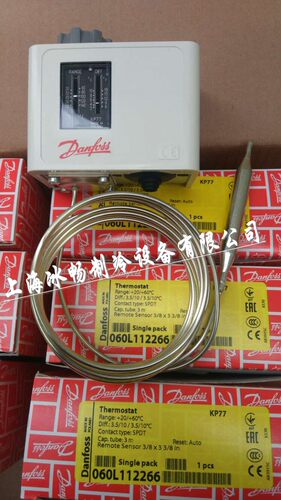 Danfoss温度控制器 060L1122 KP77+20℃~+60℃ 3M E3温包-图3