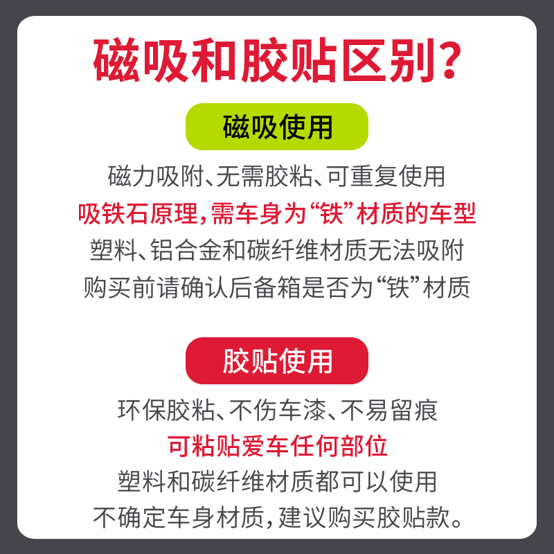 反光贴实习期车贴新手上路磁吸创意女司机汽车标志贴个性装饰贴纸-图3