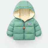 Демисезонная детская флисовая куртка для мальчиков, детский утепленный пуховик