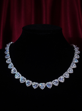 lfl欧美嘻哈饰品锆石锁骨链