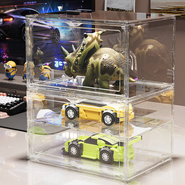 Display box figure storage box doll transparent storage rack