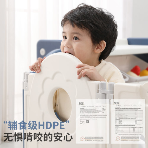 宝宝围栏防护栏婴儿室内家用游戏围栏儿童地上栅栏安全爬行垫乐园 - 图2